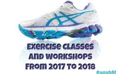 Fitness And Nutrition Classes I Have Coming Up 2017 – 2018